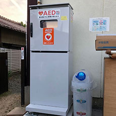 自立式屋外型AED収容ボックス　写真４